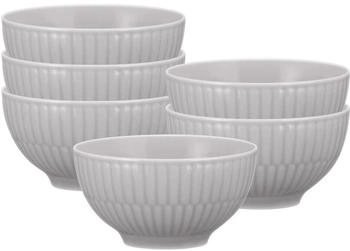 Seltmann Weiden Amina silbergrau Dipschale 0,14 l 6er Set