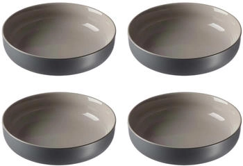Ritzenhoff & Breker Suppenschale 19cm 4er Set Jasper grau