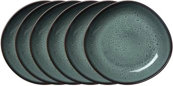 Villeroy & Boch like Lave gris Schale flach klein 22 cm Set6