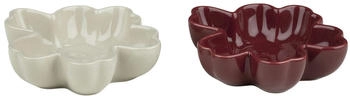 Marimekko Unikko shape Schale Ø11 cm 2-teilig Burgundy-stoneware