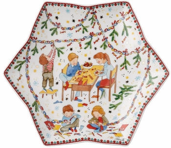 Hutschenreuther Sammelkollektion 2024 Weihnachtsleuchten Sternschale 24cm