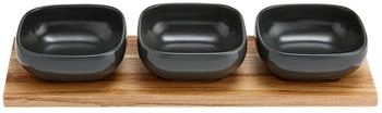 Ladelle ESSENTIALS Schalenset anthrazit 4tlg.