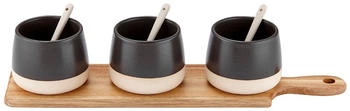 Ladelle HOST Schalen- & Paddelset anthrazit