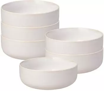 Villeroy & Boch like. by Crafted Baumwolle M&uuml;slischale &oslash; 15,8 cm 6er Set