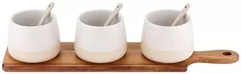 Ladelle HOST Schalen- & Paddelset weiss