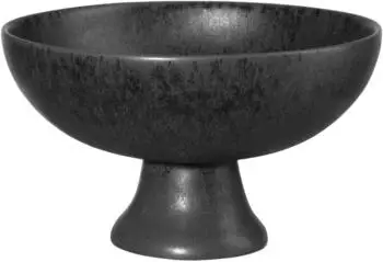ASA Grande Schale auf Fuß black iron 21cm