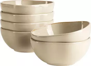 M&auml;ser Sch&uuml;ssel Cordelia Steinzeug (6-tlg) Sand
