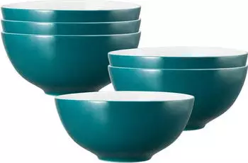 Seltmann Weiden Weiden Life Fashion Sch&uuml;ssel &oslash; 21 cm 6er Set Tendy Petrol