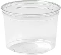 Duni 177067 Schale rPET TR, 500 ml, Crystal Deli, transparent (350 St&uuml;ck)