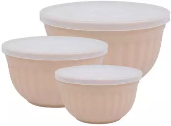 Greengate Alice Sch&uuml;ssel mit Deckel creamy fudge Set3