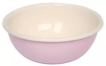 Riess Sch&uuml;ssel aus Emaille in rosa (14 cm)