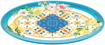 Guzzini Servierschale groß oval "Flower & Lemon" - 1 Stk