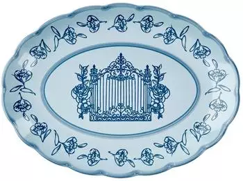 Guzzini Ovale Servierschale klein "Josephine" - Dusty Light Blue