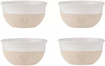 Mason Cash Mini-Vorbereitungsschalen Rustic Charm, 4er Set