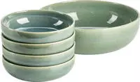 M&Auml;SER Salatsch&uuml;ssel "Elina Uno, Salatsch&uuml;ssel-Set, aus Steinzeug" 5 Stk. aus