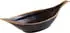 APS CROCKER Blattschale 42x14cm Melamin terrakotta/schwarz