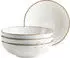 Mäser Schüssel Pintar Porzellan (4-tlg) Beige / Braun