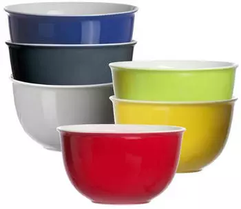Ritzenhoff & Breker DOPPIO M&uuml;slischale &oslash; 14 cm 6er Set Mix