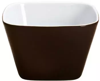 Kahla Abra Cadabra Schale eckig klein chocolate brown 6 cm / 170 ml