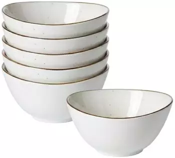 Ritzenhoff & Breker Müslischale oval 6er Set Cosmo grau