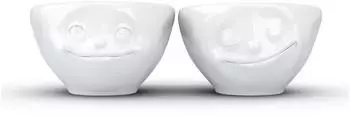 OEM TV Tassen Sch&auml;lchen Set 2-tlg. - vertr&auml;umt & gl&uuml;cklich 0,10 L