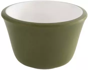 APS Dip-Sch&auml;lchen &Oslash;6cm 6er Set Melamin gr&uuml;n/ wei&szlig;