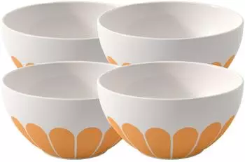 Villeroy & Boch Fleur soleil M&uuml;slischale 14cm Set4