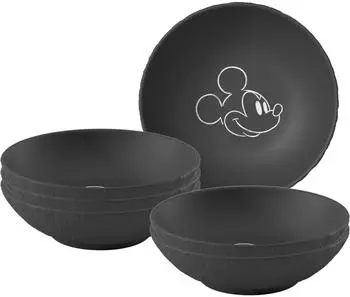 Villeroy & Boch Manufacture Rock - Mickey Mouse Dessertschale ø 13,2 cm 6er Set