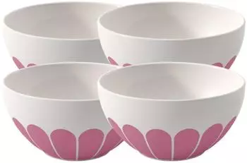 Villeroy & Boch Fleur cassis M&uuml;slischale 14cm Set4