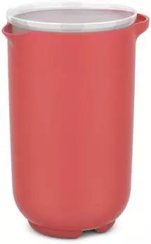 Mepal R&uuml;hrbecher CHEF IT R&uuml;hrsch&uuml;ssel 1,0 Liter coral (korallenrot) mit Deckel