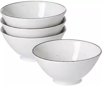 Ritzenhoff & Breker Suppenschale rund 17,5cm 4er Set Cosmo grau