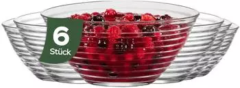 Nordic Schiller Dessertschalen-Set 300 ml transparent Glas