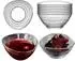 Nordic Schiller Dessertschalen-Set 300 ml transparent Glas