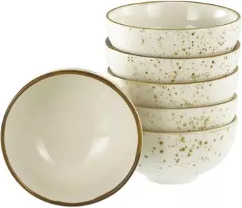 CreaTable Dipschale beige/wei&szlig; Porzellan/Keramik