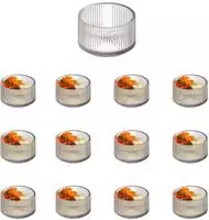 APS Schale "THE GRID" 12 aus Glas Glas, stapelbar, mikrowellengeeignet