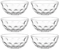 LEONARDO Schale "CUCINA OPTIC, 10 cm, 6er-Set" 6 Stk. aus Glas sp&uuml;lmaschinengeeignet