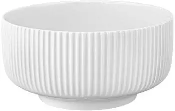 Seltmann Weiden Sento Relief Wave Servierschale 20 cm wei&szlig; Porzellan