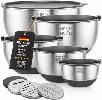Moritz & Moritz R&uuml;hrsch&uuml;ssel 4.5 l Silber
