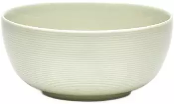 Van Well Servierschale beige/wei&szlig; Porzellan/Keramik