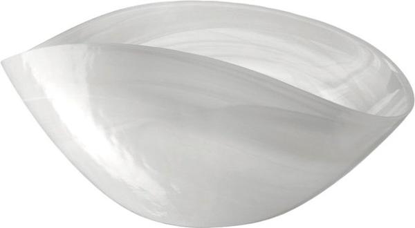 Leonardo Schale Alabastro 38 x 20 cm weiß