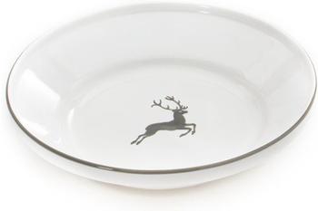 Gmundner Reifschüssel ohne Henkel 32 cm Grauer Hirsch