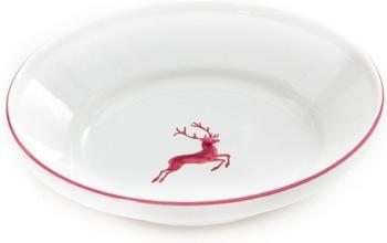 Gmundner Reifschüssel ohne Henkel 32 cm Roter Hirsch