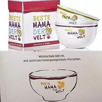 Ritzenhoff & Breker M&uuml;slischale 14cm Beste Mama