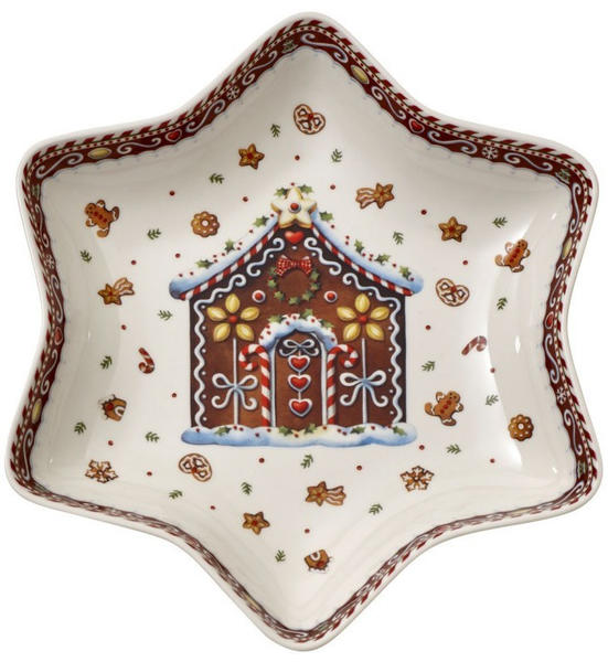 Villeroy & Boch Winter Bakery Delight Sternschale mittel Lebkuchenhaus 24,5cm