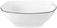 Seltmann Weiden Dessertschale "Lido Black Line" 1 Stk. aus Porzellan Schale eckig 15