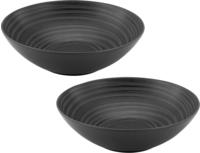 CreaTable Schale "Lava Stone" 2 Stk. aus Steinzeug Salatsch&uuml;ssel,...