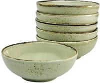 CreaTable M&uuml;slischale "NATURE COLLECTION" 6 Stk. aus Steinzeug Salatschale,