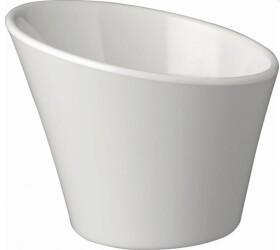 APS Germany Schale -CASUAL-, Melamin, weiß, 0,3 Liter, Ø 12 cm, H: 7,5 / 9,5 cm