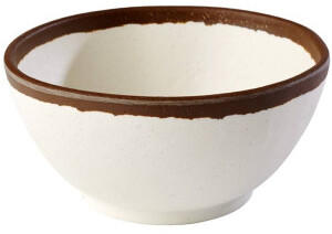 APS Germany Schale -CROCKER- aus Melamin, creme, Ø 12,5 cm, Höhe: 6 cm, 0,37 Liter