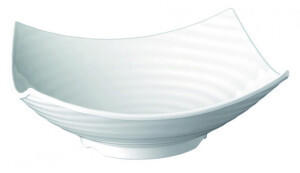 APS Germany Schale -GLOBAL BUFFET- 40 x 40 cm, H: 13,5 cm Melamin, weiß